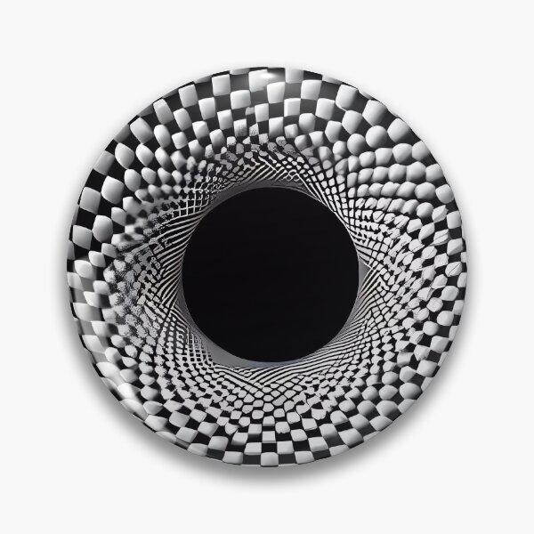 Item preview, Checkered Black Hole Pattern designed and sold by NeatSplash.