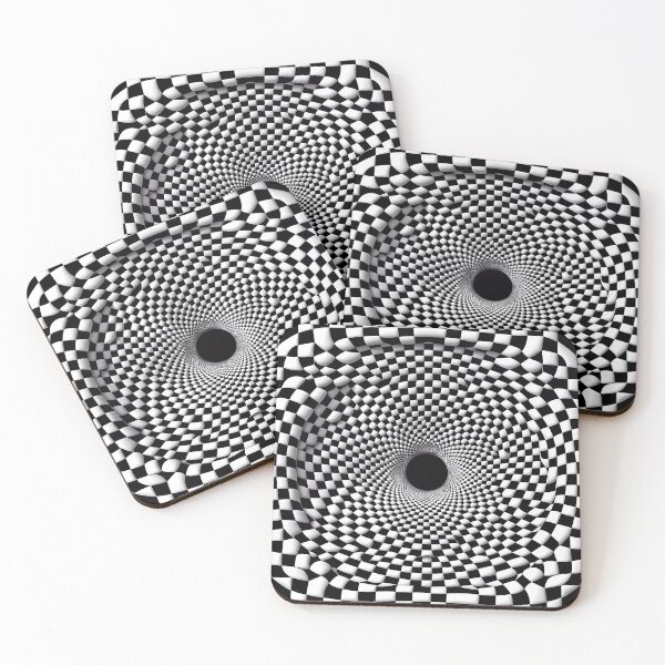 Item preview, Checkered Black Hole Pattern designed and sold by NeatSplash.