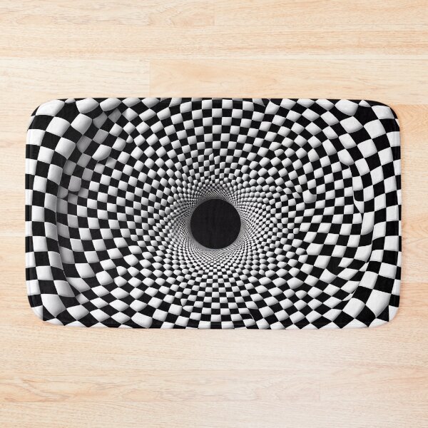 Item preview, Checkered Black Hole Pattern designed and sold by NeatSplash.