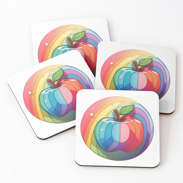 Item preview, green rainbow  apple  designed and sold by jkrphoto.