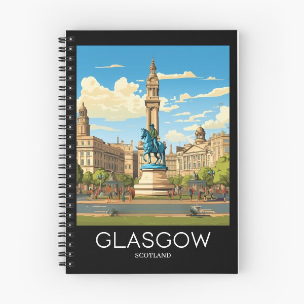 Item preview, A Pop Art Travel Print of Glasgow - Scotland designed and sold by StudioRedKoala.