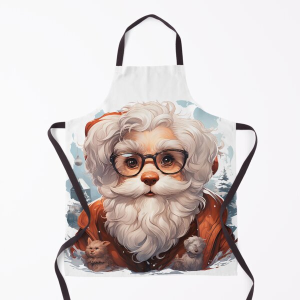 Aperçu de l'œuvre RALOEL GROS CHIEN EN VACANCES DE NOËL créée et vendue par Raloel Art.
