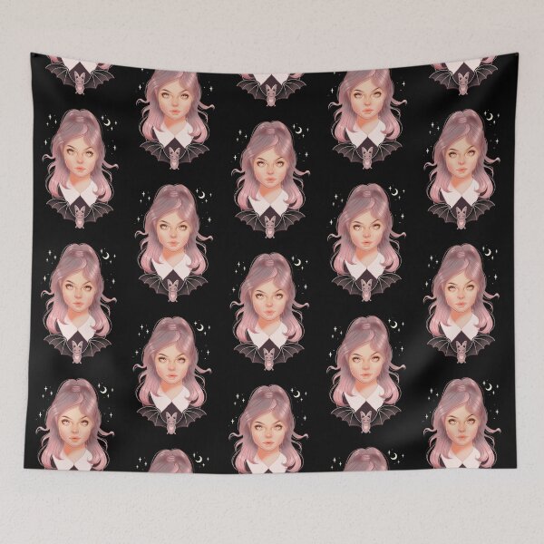 Item preview, Vampire Girl with Bat // Pastel Goth Vampire Girl designed and sold by Wendy-Stephens.