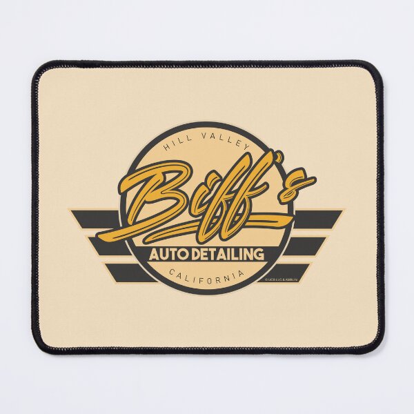 Item preview, Biff's Auto Detailing in Yellow. Back To The Future Movie designed and sold by PrintStopStudio.