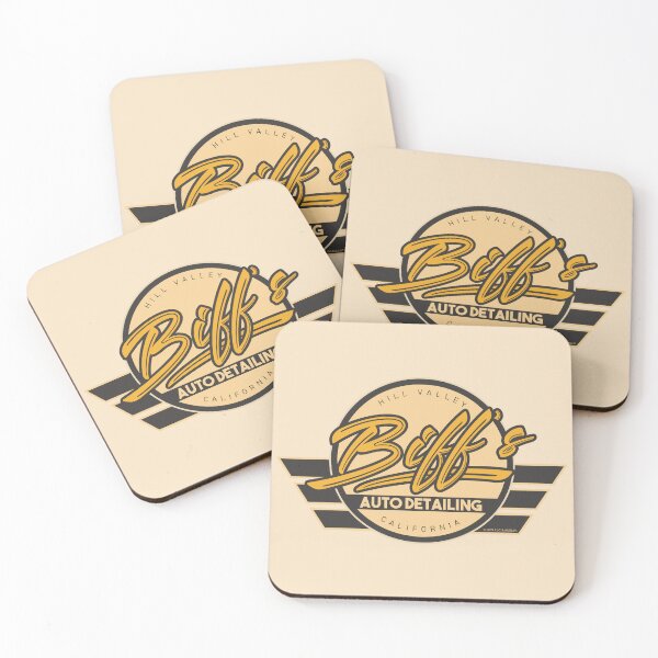 Item preview, Biff's Auto Detailing in Yellow. Back To The Future Movie designed and sold by PrintStopStudio.