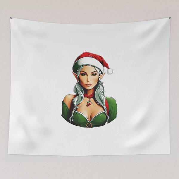 Item preview, BEAUTY CHIRISTMAS ELF designed and sold by PGAart.