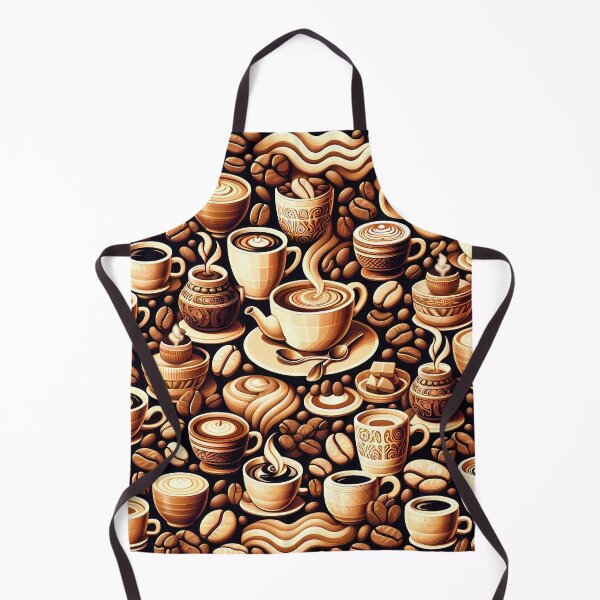 Item preview, Cafe Wall Coffee Pattern designed and sold by NeatSplash.