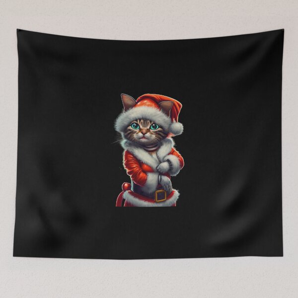 Item preview, Santa Claus cat designed and sold by Playful-Monster.