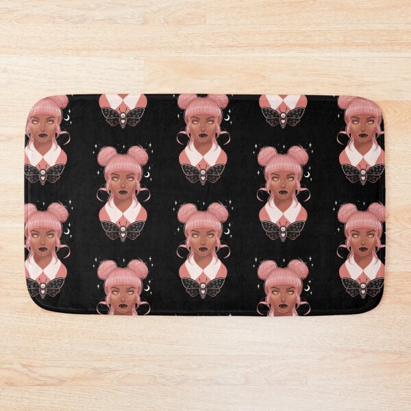 Item preview, Vampire Girl with Deaths Head Moth // Pastel Goth Vampire Girl designed and sold by Wendy-Stephens.