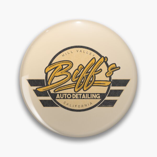 Item preview, Biff's Auto Detailing in Distressed Yellow. Back To The Future Movie designed and sold by PrintStopStudio.