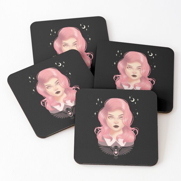Item preview, Vampire Girl with Crow // Pastel Goth Vampire Girl designed and sold by Wendy-Stephens.