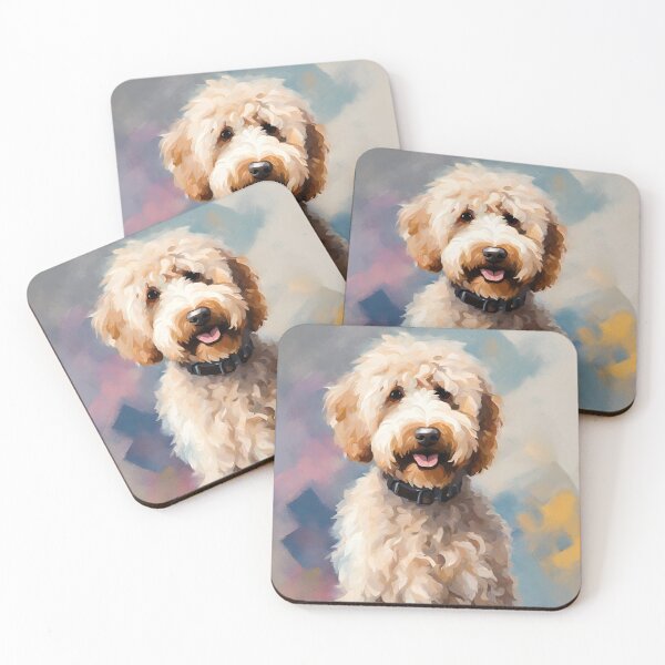 Item preview, Blonde Labradoodle Doodle Dog designed and sold by Happy Dog Doodles.