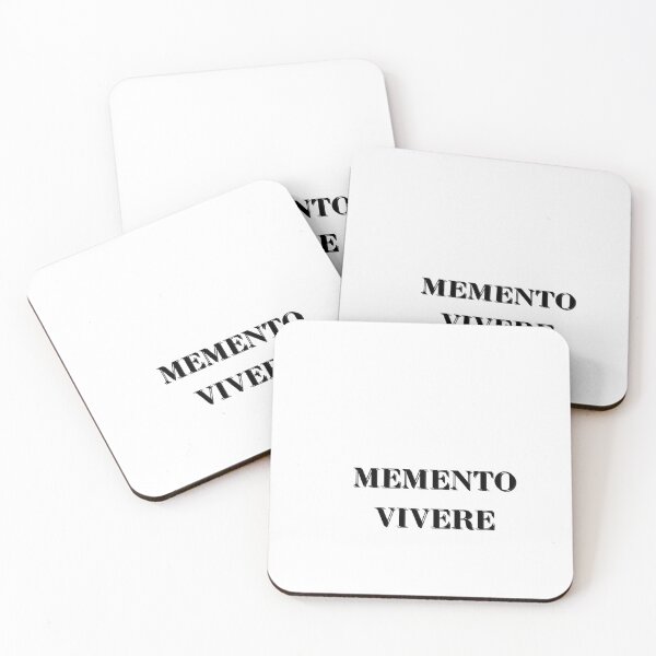 Item preview, Memento Vivere-Remember To live Latin phrase designed and sold by HomeArtStudio.