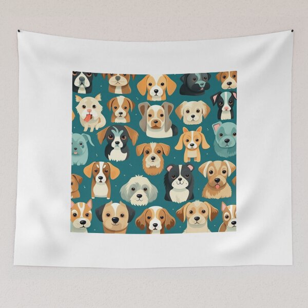 Item preview, Cute puppys pattern designed and sold by SmileshareShop.