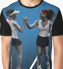 Serena & Venus Williams Tennis Graphic T-Shirt