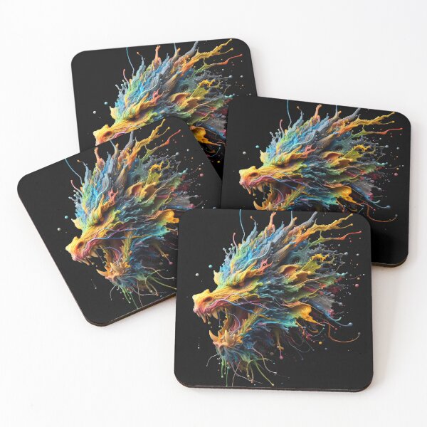 Item preview, Dragon Splatter Portrait designed and sold by fatbanana.