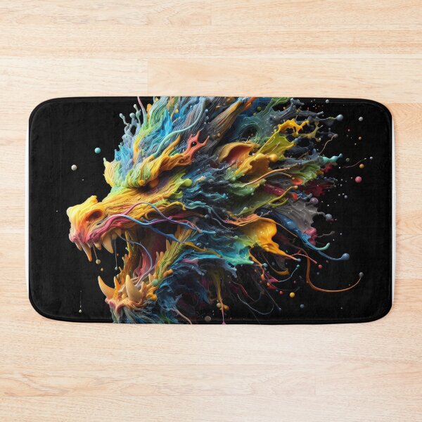 Item preview, Dragon Splatter Portrait designed and sold by fatbanana.