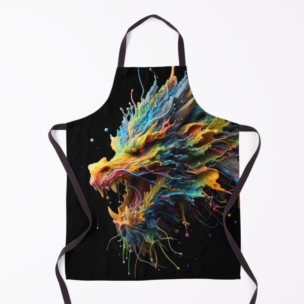 Item preview, Dragon Splatter Portrait designed and sold by fatbanana.