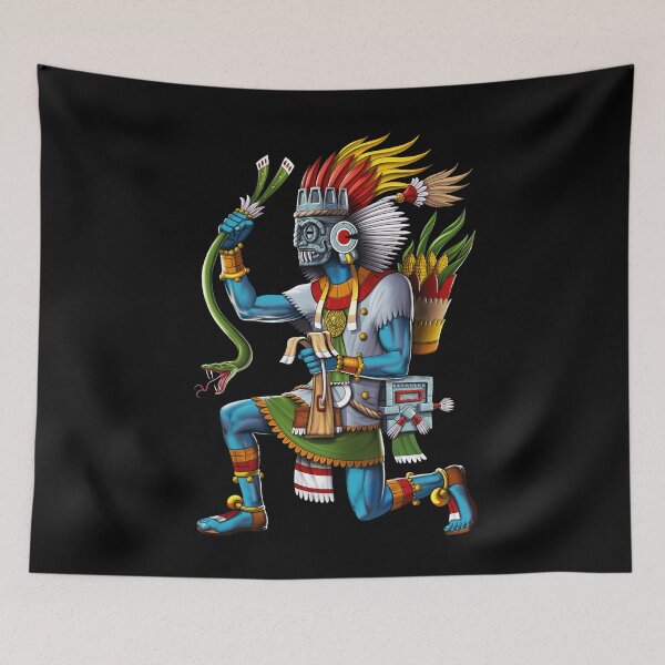 Item preview, Ancient Aztec God Tlaloc designed and sold by underheaven.