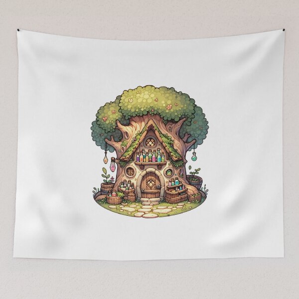 Item preview, Fantasy Alchemist Treehouse Laboratory  designed and sold by UmbrellaStudio1.
