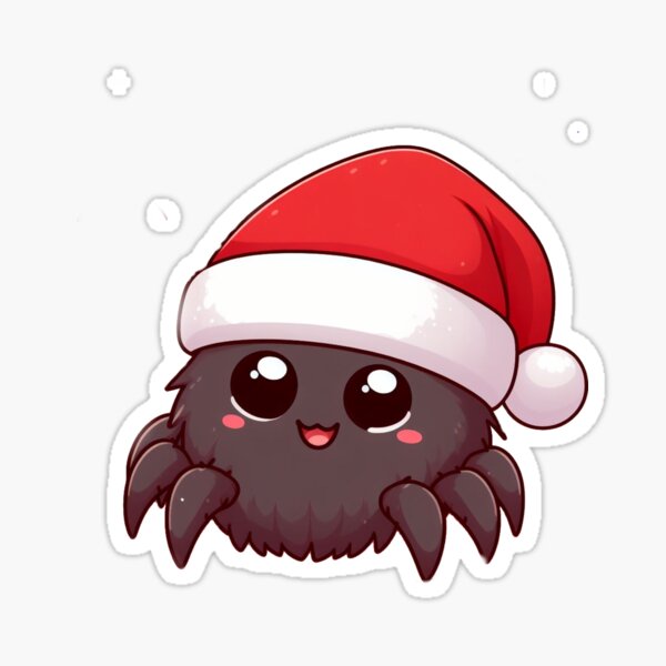 Christmas spider Sticker