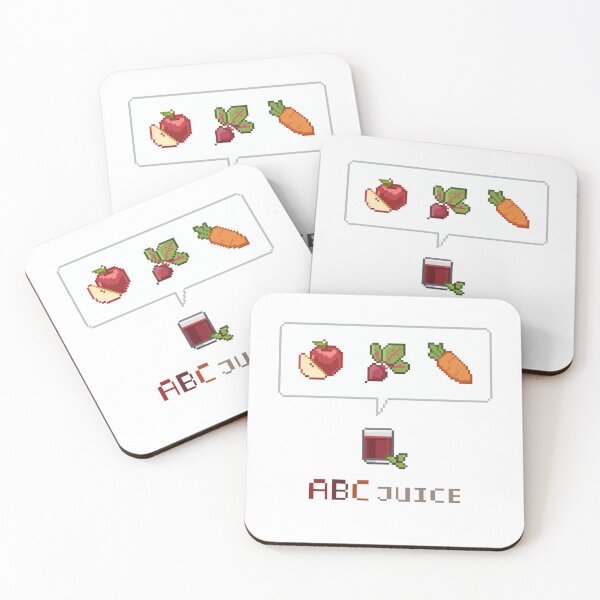 Item preview, Healthy ABC juice (Apple Beetroot Carrot) Pixel Art  designed and sold by jebi-garden.