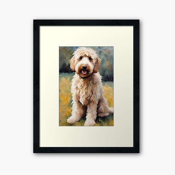 Artikel-Vorschau von Blonder Labradoodle-Doodle-Hund, designt und verkauft von Happy Dog Doodles.