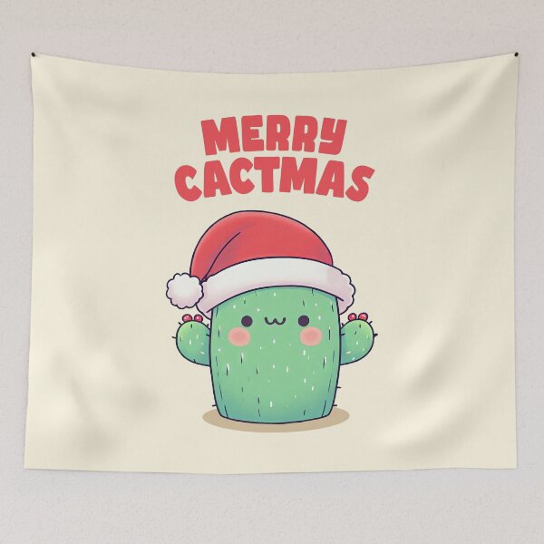 Item preview, Merry Cactmas Christmas Cactus designed and sold by KAI-Studio.