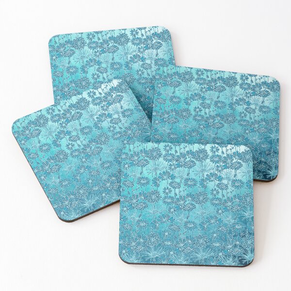 Item preview, Florette in Aqua designed and sold by Fluid Artzworx.