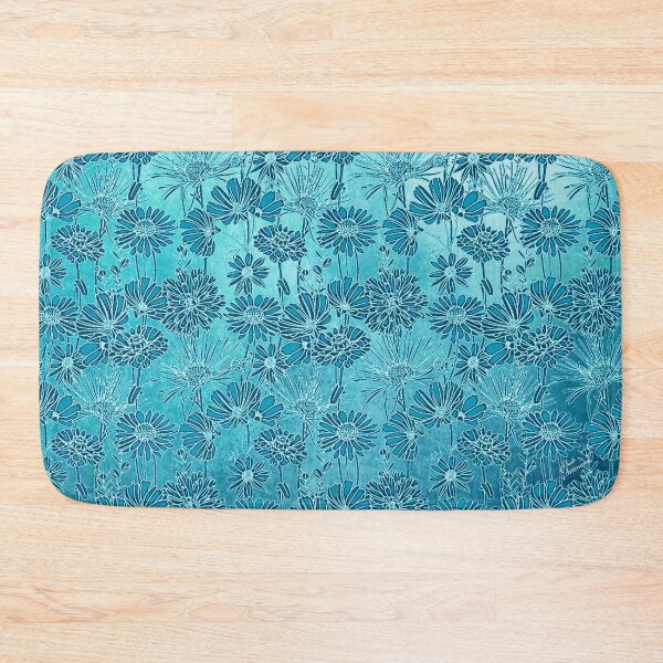 Item preview, Florette in Aqua designed and sold by Fluid Artzworx.