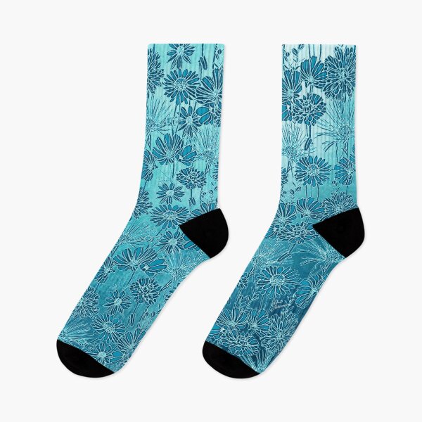 Item preview, Florette in Aqua designed and sold by Fluid Artzworx.