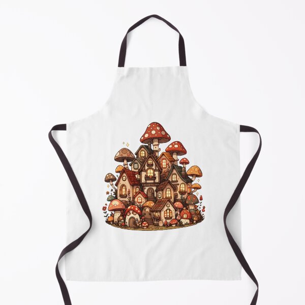Item preview, Enchanting Toadstool Hamlet designed and sold by UmbrellaStudio1.