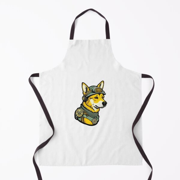 Item preview, The rococopunk chinook dog sticker designed and sold by spoo-art.