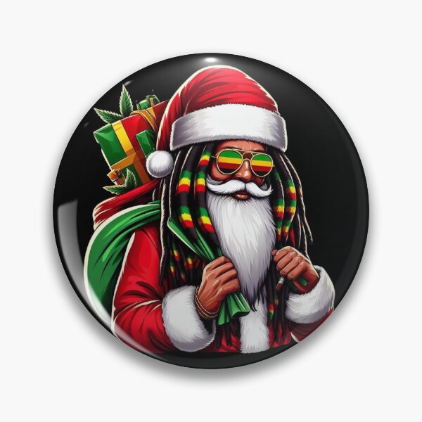 Item preview, Rasta Santa designed and sold by Myra365Art.