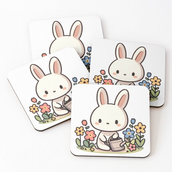 Item preview, Charming Bunny Gardener  designed and sold by UmbrellaStudio1.