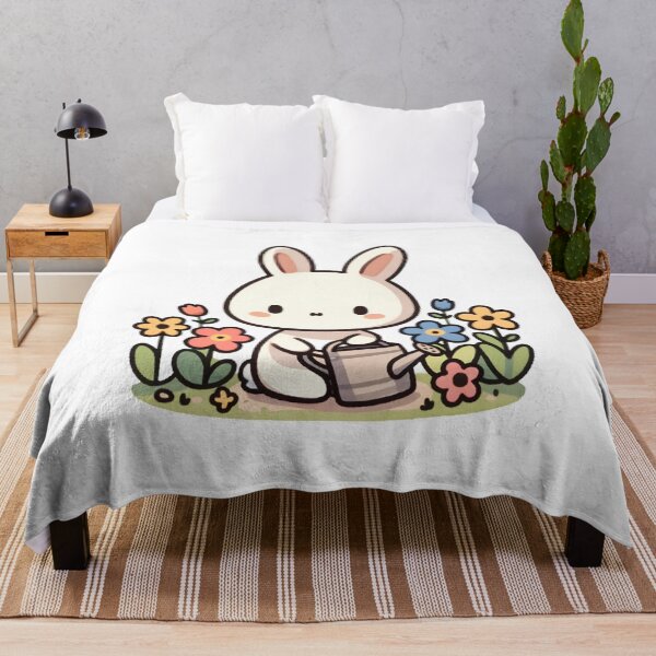 Aperçu de l'œuvre Charming Bunny Gardener  créée et vendue par UmbrellaStudio1.