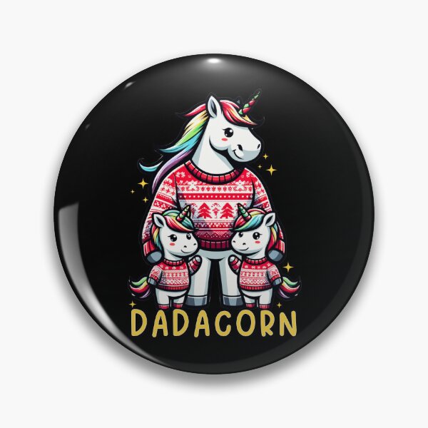 Item preview, Dadacorn Christmas Family Matching Dad Girls Unicorn Lover designed and sold by Sasikharn.