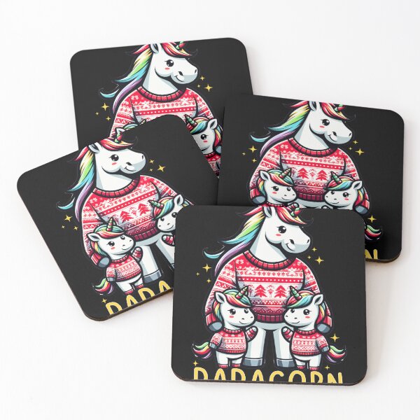 Item preview, Dadacorn Christmas Family Matching Dad Girls Unicorn Lover designed and sold by Sasikharn.