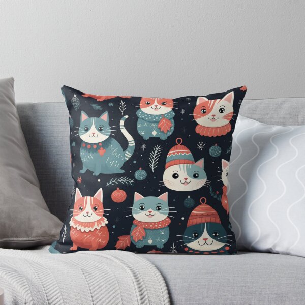 Item preview, Cute cats pattern designed and sold by SmileshareShop.