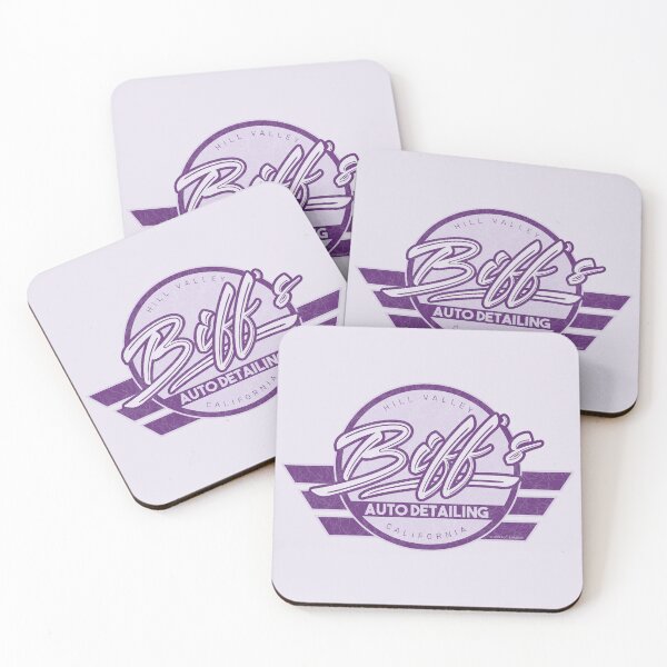 Item preview, Biff's Auto Detailing in Distressed Purple. Back To The Future Movie designed and sold by PrintStopStudio.