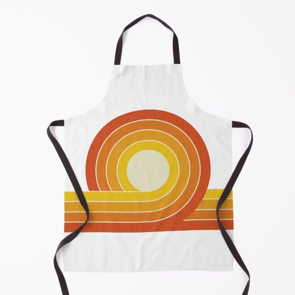 Item preview, Yellow and orange retro style circles and lines designed and sold by BattaAnastasia.