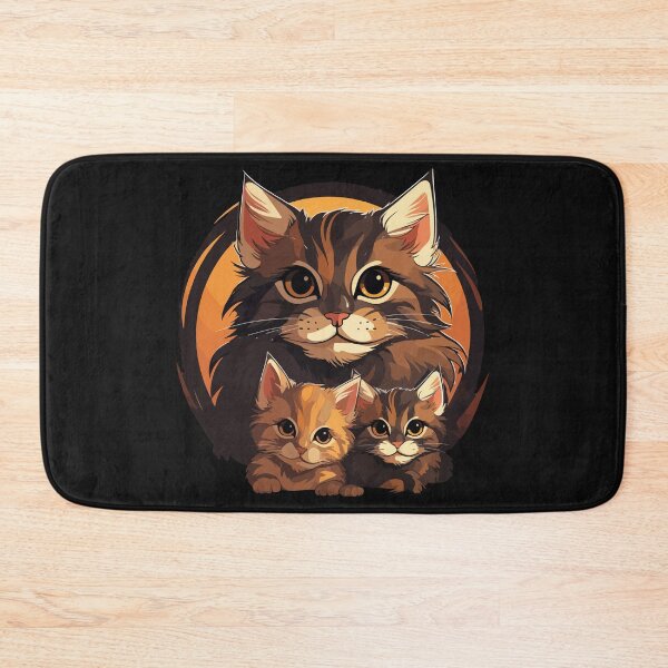 Item preview, Beauty Little Cats Love Math Baby Kitten With Cat Mom Family designed and sold by LionessLove.