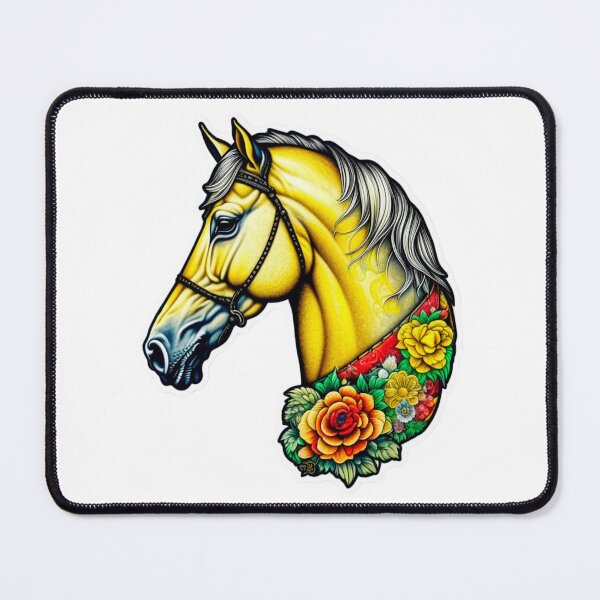 Item preview, The rococopunk horse sticker designed and sold by spoo-art.