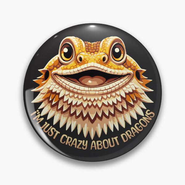 Item preview, I'M JUST CRAZY ABOUT bearded DRAGONS designed and sold by HYPeR-NaTUrE.