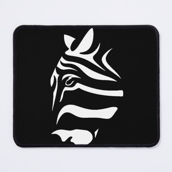 Item preview, zebra head, side view, simple, vector, link with a simple finger print pattern logo designed and sold by gulka8.