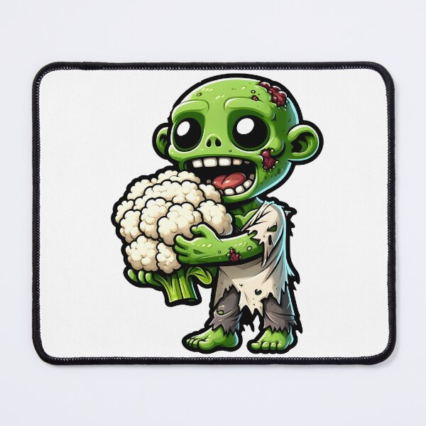 Item preview, Vegetarian Zombie eating Cauliflower designed and sold by Truck Stop One.