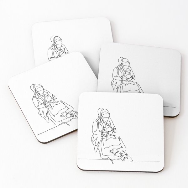 Item preview, Dentist working - Dental line art designed and sold by guaka-molly.