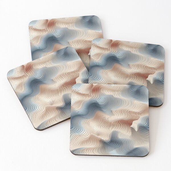 Item preview, Ethereal Layered Waves Abstract designed and sold by VectorPlace.