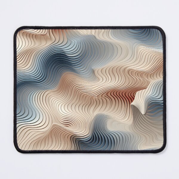 Item preview, Ethereal Layered Waves Abstract designed and sold by VectorPlace.