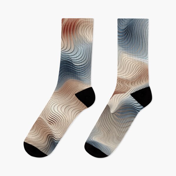 Item preview, Ethereal Layered Waves Abstract designed and sold by VectorPlace.